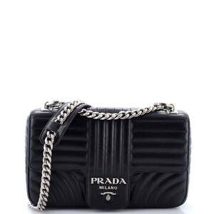 Prada Chain Flap Shoulder Bag Diagramme #218215P15B